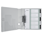 Leitz WOW printable dividers, 5 tabs, in black and white