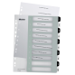 Leitz WOW intercalaires imprimables, 10 onglets, en noir et blanc