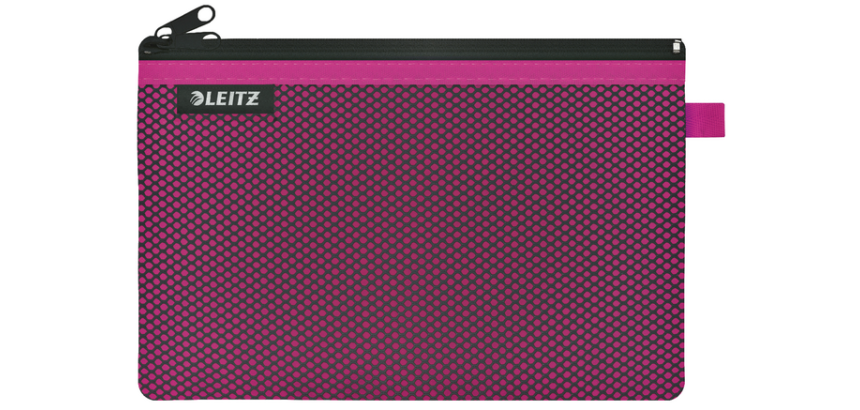 Leitz WOW Etui, L, 2 vakken, roze