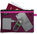 Leitz WOW Pochette, L, 2 compartiments, rose