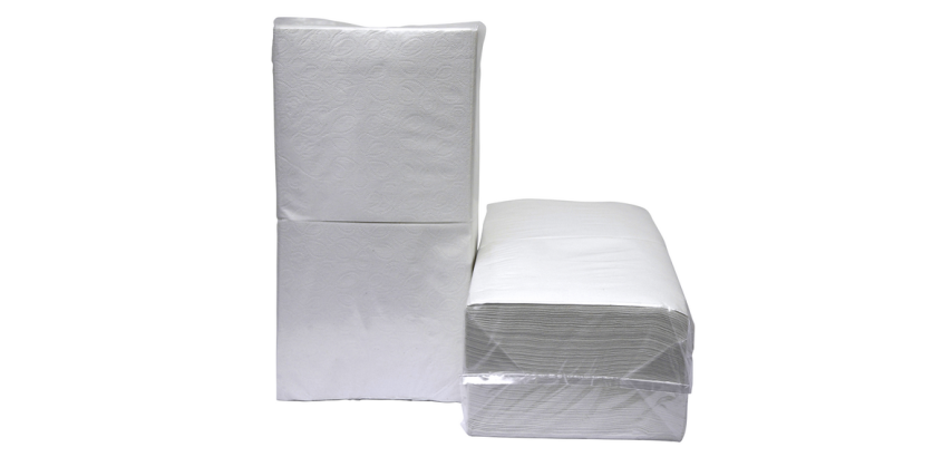 Servetten Blanco 1/4vouw 1-laags 4500 stuks