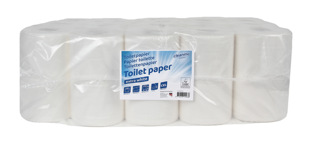 Toiletpapier Cleaninq T4 2-laags 40x400 vel wit