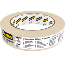 Ruban de masquage Scotch Basic 50mx24mm beige