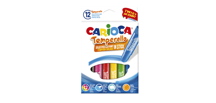 Carioca Temperello Gouache Set 12 Assorted Pieces