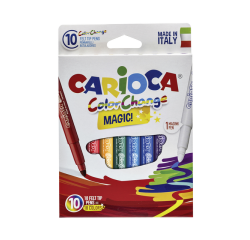 Viltstiften Carioca Magic set à 10 stuks assorti