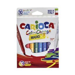 Viltstiften Carioca Magic set à 10 stuks assorti