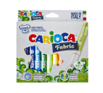 Feutre Carioca Textile set 12 couleurs