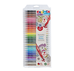 Feutre Carioca Birello double pointe assorti set 30 pièces