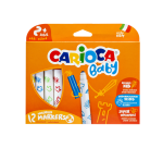 Viltstiften Carioca Baby set à 12 kleuren
