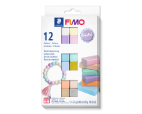 Pâte à modeler Fimo Soft Colour 12 pastel assorti