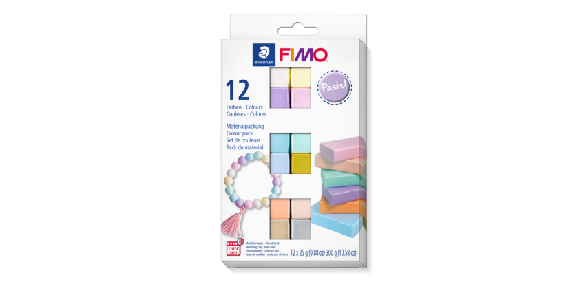 Fimo Soft Modelliermasse 12 Pastellfarben