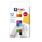 Pâte à modeler Fimo Soft Colour 12 basique assorti