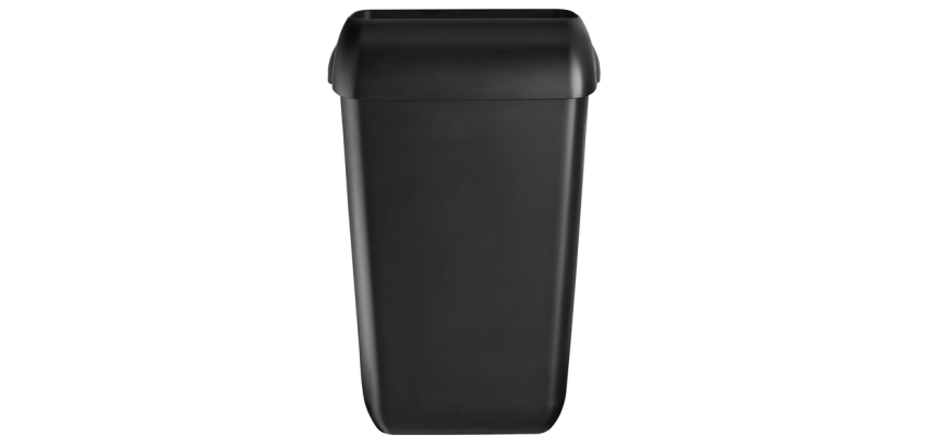 Open Black QuartzLine Waste Bin 23 Liters 441452