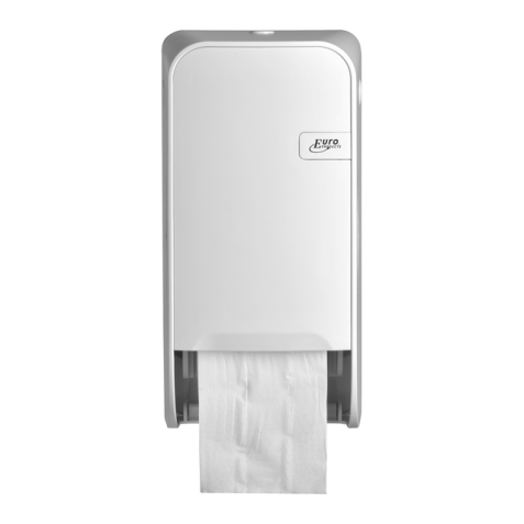 Toiletpapierdispenser Quartzline Q1 systeemrol duo wit 441001