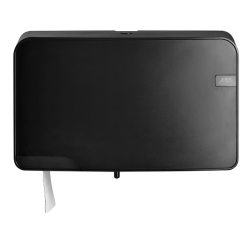 Distributeur papier toilette QuartzLine Q5 441057 Mini Jumbo Duo noir