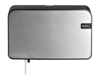 Toiletpapierdispenser Quartzline Q2 klein duo zilver 441092