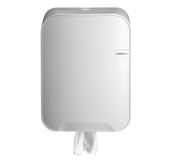 Distributeur papier de nettoyage QuartzLine Q16 441104 Midi blanc