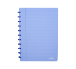 Cahier Atoma A4 uni 144 pages 90g PP transparent assorti