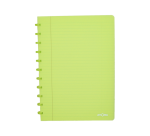 Cahier Atoma A4 uni 144 pages 90g PP transparent assorti