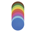 Feuilles de pliage Folia 70g rondes 15cm assorti 100 feuilles