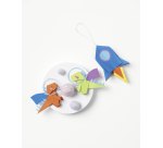 Feuilles de pliage Folia 70g rondes 15cm assorti 100 feuilles