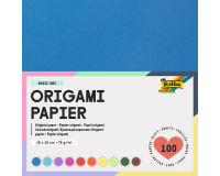 Origami papier Folia 70gr 15x15cm 100 vel assorti kleuren