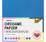 Feuilles de pliage Folia 70g 10x10cm assorti 100 feuilles