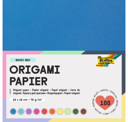 Folia folding sheets 70g 10x10cm assorted 100 sheets
