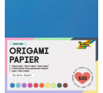 Folia folding sheets 70g 15x15cm assorted 500 sheets