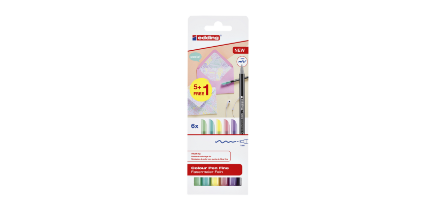 Fineliner edding 1200 Fin Assorted Pastel