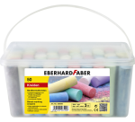 Eberhard Faber Chalk bucket of 50 assorted pieces