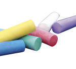 Eberhard Faber Chalk bucket of 50 assorted pieces