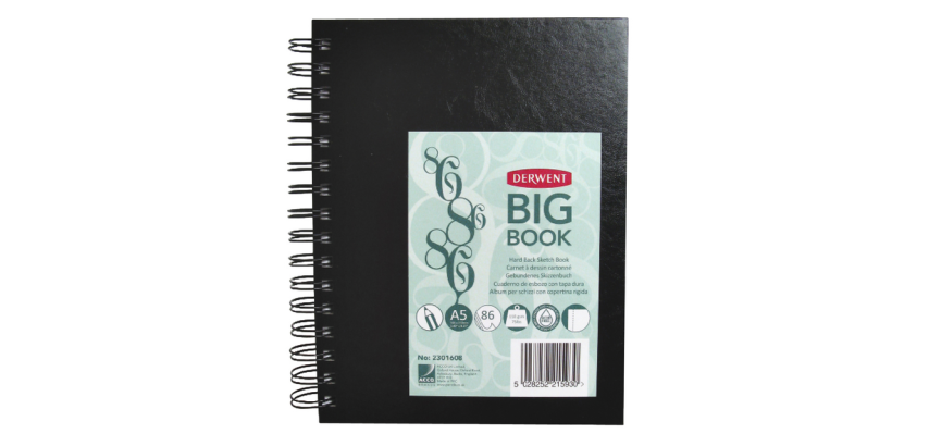 Derwent Skizzenblock Big Book A5 Hardcover