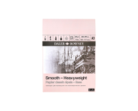 Papier dessin Daler Rowney épais lisse 220g A3 25 feuilles blanc