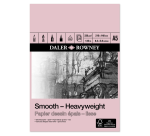 Daler Rowney glattes dickes Zeichenpapier 220g A5 25 Blätter weiß