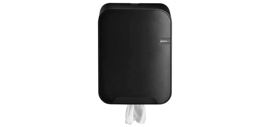 QuartzLine Q16 441154 Midi black cleaning paper dispenser