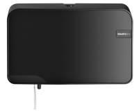 Toiletpapierdispenser Quartzline Q2 klein duo zwart 441052