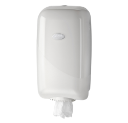 Poetspapierdispenser Pearl Line P17 klein wit 431105