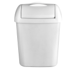 Poubelle QuartzLine hygiène féminine 8 litres blanc 441408