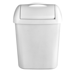 Poubelle QuartzLine hygiène féminine 8 litres blanc 441408