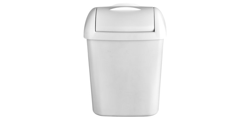 QuartzLine feminine hygiene bin 8 liters white 441408