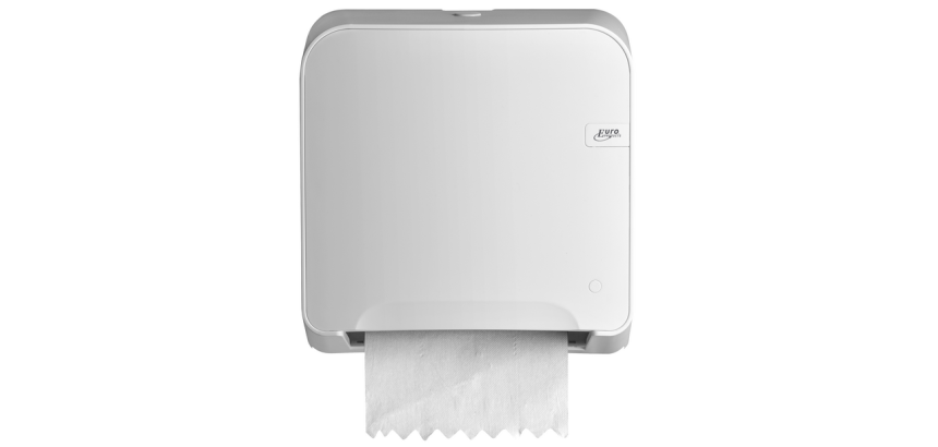 QuartzLine Q14 Matic XL 441109 Small White Hand Towel Roll Dispenser