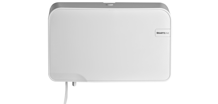 QuartzLine Q2 441002 small Duo white toilet paper dispenser