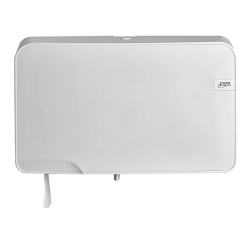 Distributeur papier toilette QuartzLine Q5 441007 Mini Jumbo Duo blanc