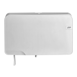 Distributeur papier toilette QuartzLine 441007 Q5 Mini Jumbo Duo blanc