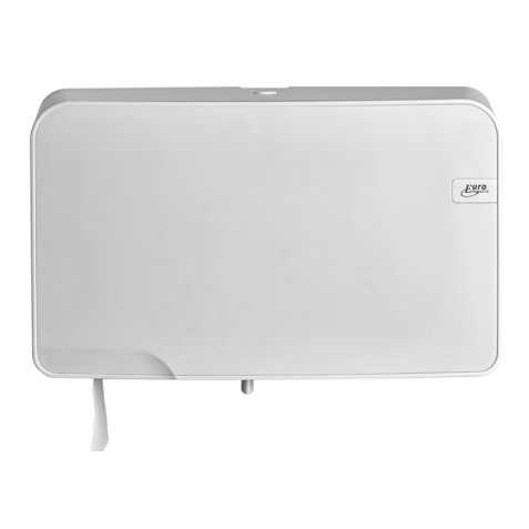 Distributeur papier toilette QuartzLine 441007 Q5 Mini Jumbo Duo blanc