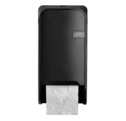 Distributeur papier toilette QuartzLine Q1 441051 Duo noir
