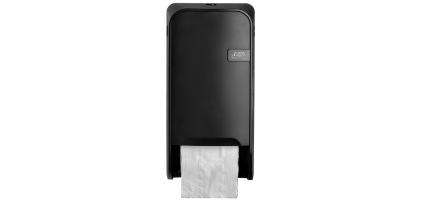 QuartzLine Q1 441051 Duo Black Toilet Paper Dispenser