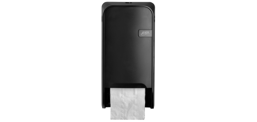Distributeur papier toilette QuartzLine Q1 441051 Duo noir