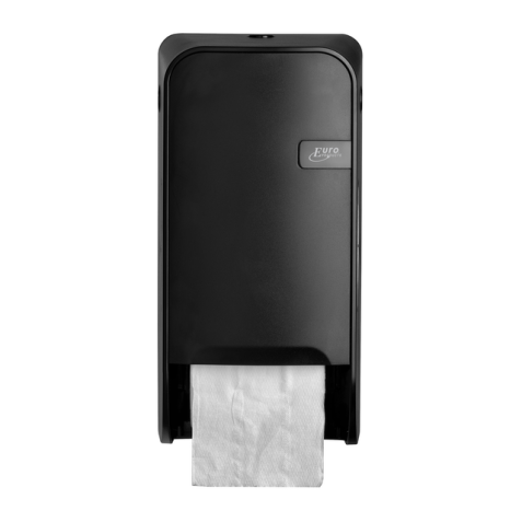 Distributeur papier toilette QuartzLine Q1 441051 Duo noir